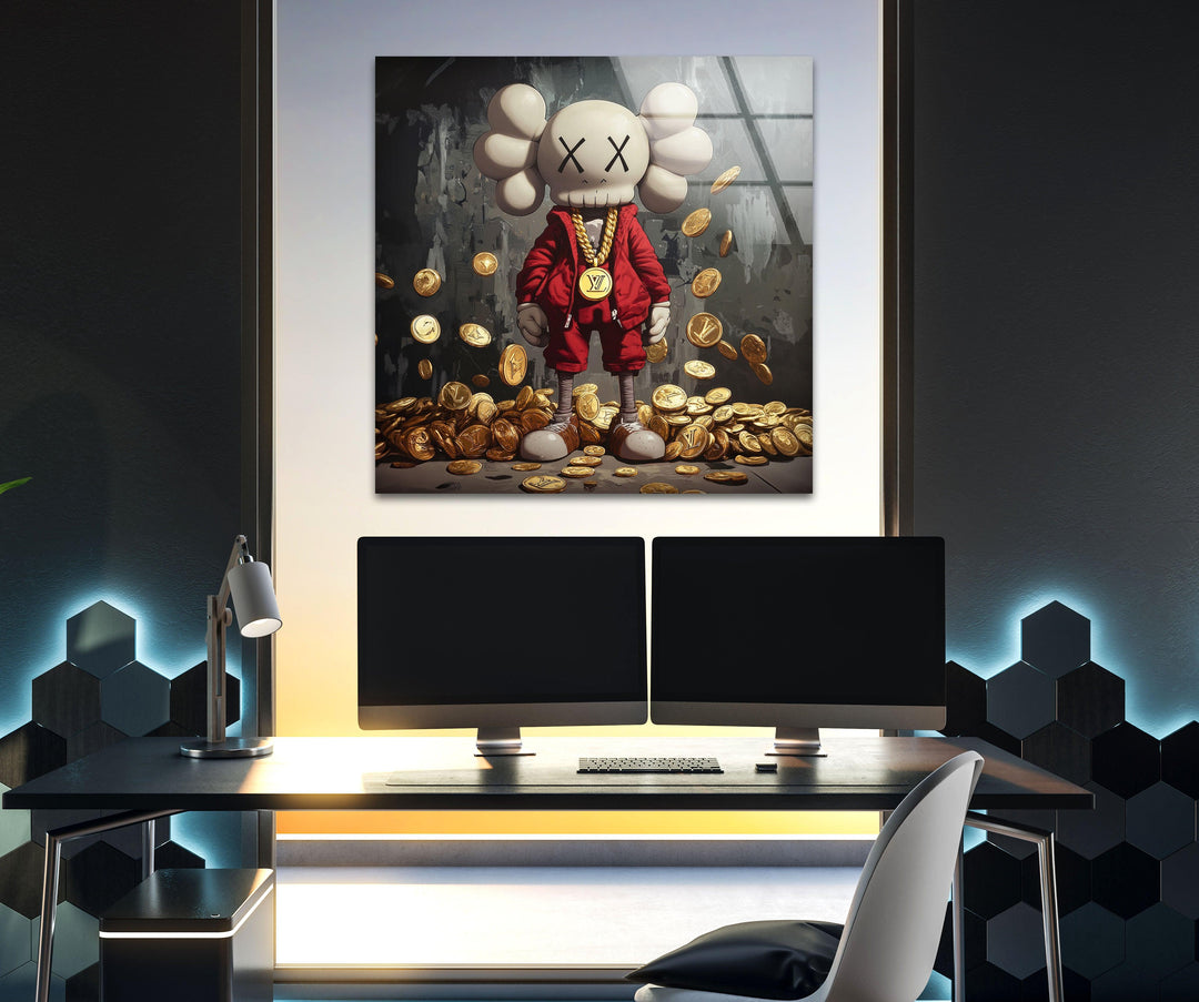 Rich Kaws Glass Wall Art glass photo prints, glass picture prints
