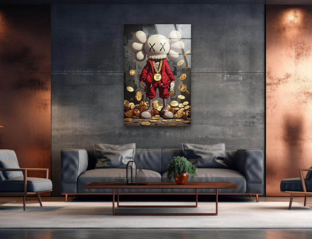 Rich Kaws Glass Wall Art glass pictures for Wall, glass prints wall art
