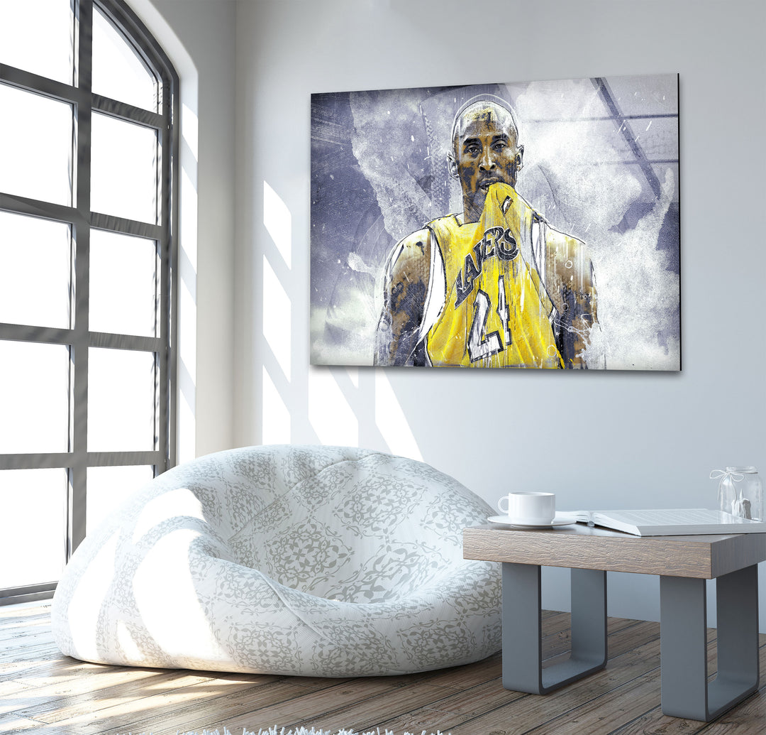 Kobe Bryant Glass Wall Art & Decor Ideas