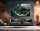 Kraken Tempered Glass Wall Art - MyPhotoStation