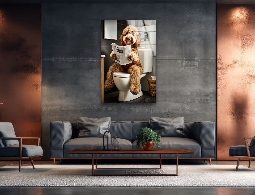 Labradoodle Glass Wall Art art glass wall art, glass wall art pictures
