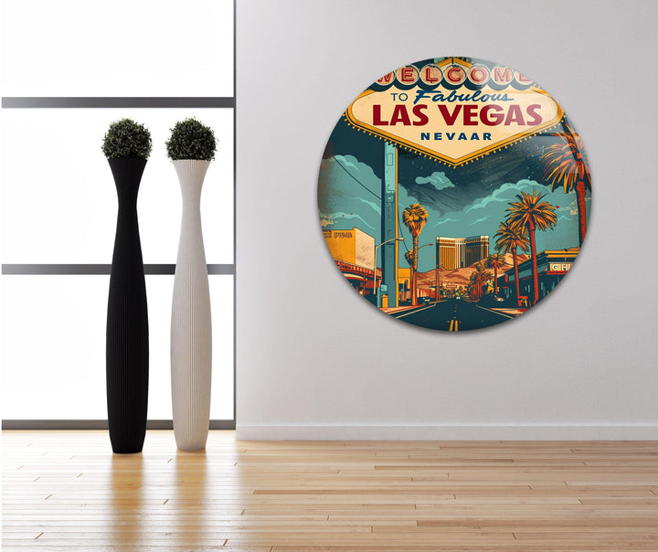 Las Vegas Poster Glass Wall Art art glass wall art, glass wall art pictures
