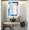 Marble Tempered Glass Wall Mirror