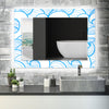 Marble Tempered Glass Wall Mirror