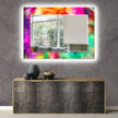 Stained Tempered Glass Wall Mirror