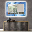 Marble Tempered Glass Wall Mirror