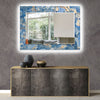 Marble Tempered Glass Wall Mirror