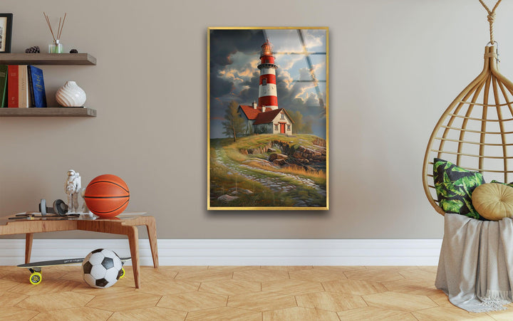 Lighthouse Glass Wall Art glass pictures for Wall, glass prints wall art
