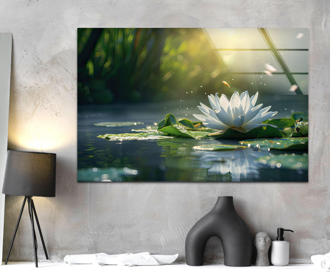 Lily Pad Glass Wall Art art glass wall art, glass wall art pictures
