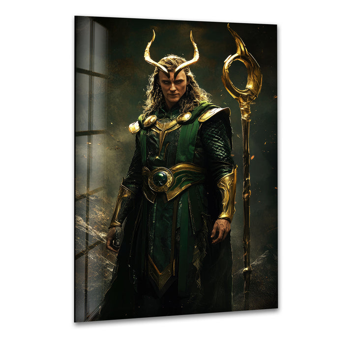 Gold Loki Glass Wall Art art glass wall art, glass wall art pictures
