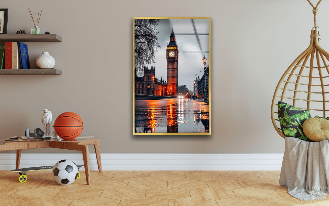 Big Ben London Landscape Glass Wall Art art glass wall art, glass wall art pictures
