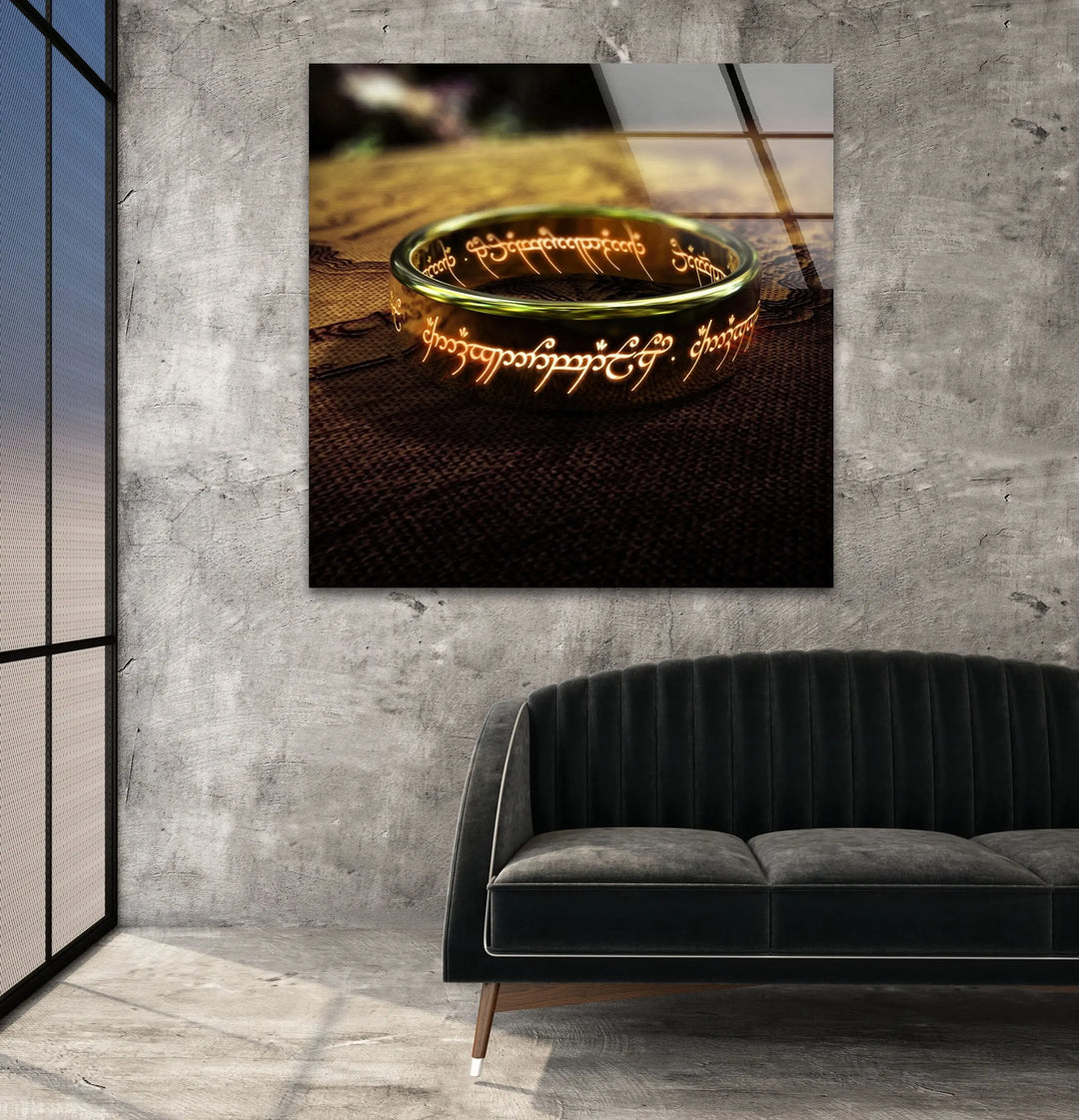 Lord of The Ring Glass Wall Art picture on glass wall art, photos printed on glass
