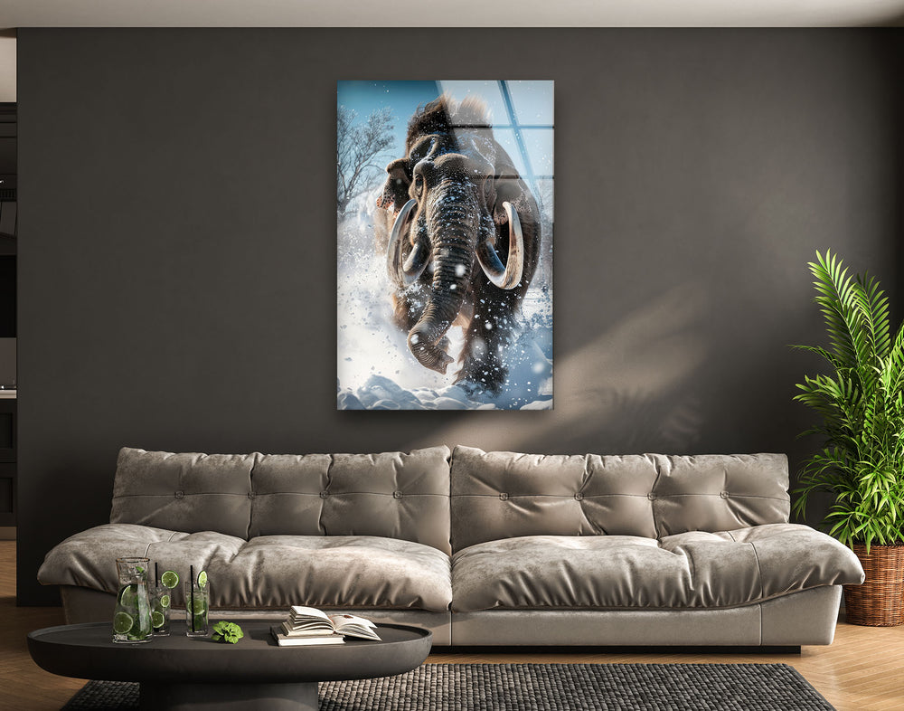 Mammoth Ice Glass Wall Art glass image printing, glass prints from photos
