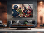 Marvel Avengers Tempered Glass Wall Art - MyPhotoStation