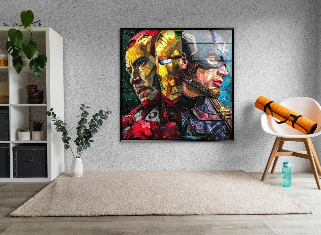 Marvel Avengers Tempered Glass Wall Art - MyPhotoStation