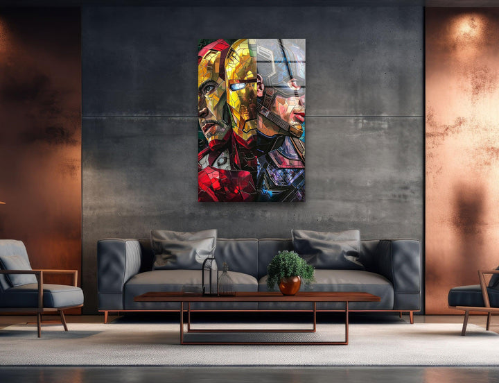 Marvel Avengers Tempered Glass Wall Art - MyPhotoStation