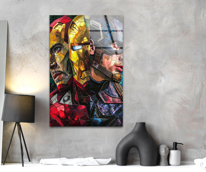 Marvel Avengers Tempered Glass Wall Art - MyPhotoStation