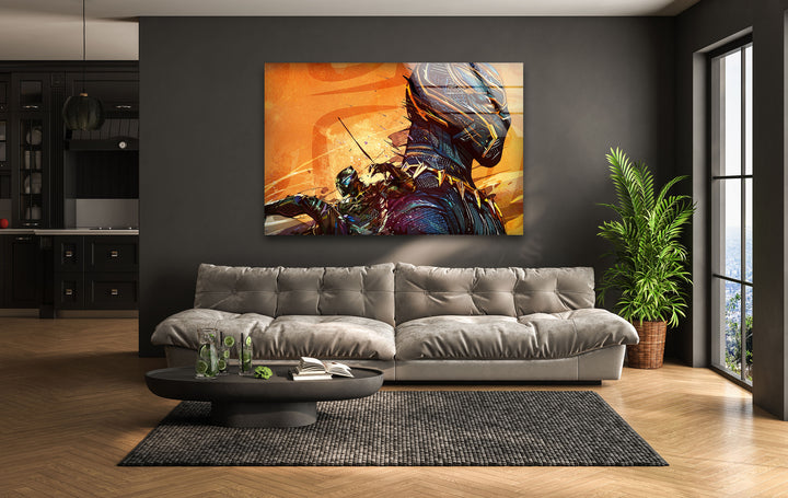 Marvel Black Panther Glass Wall Art 