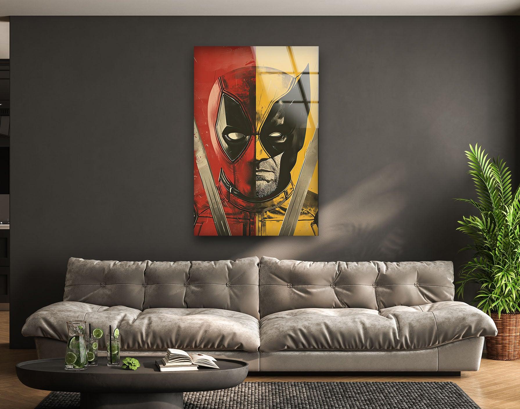 Tempered Glass, Glass Wall Art, Glass, deals Marvel Painting, Kids Room Wall Decoration, Children Glass Wall Art, Marvel Glass Art,