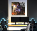 Marvel Iron Man Artistic Wall Art on Glass Pieces