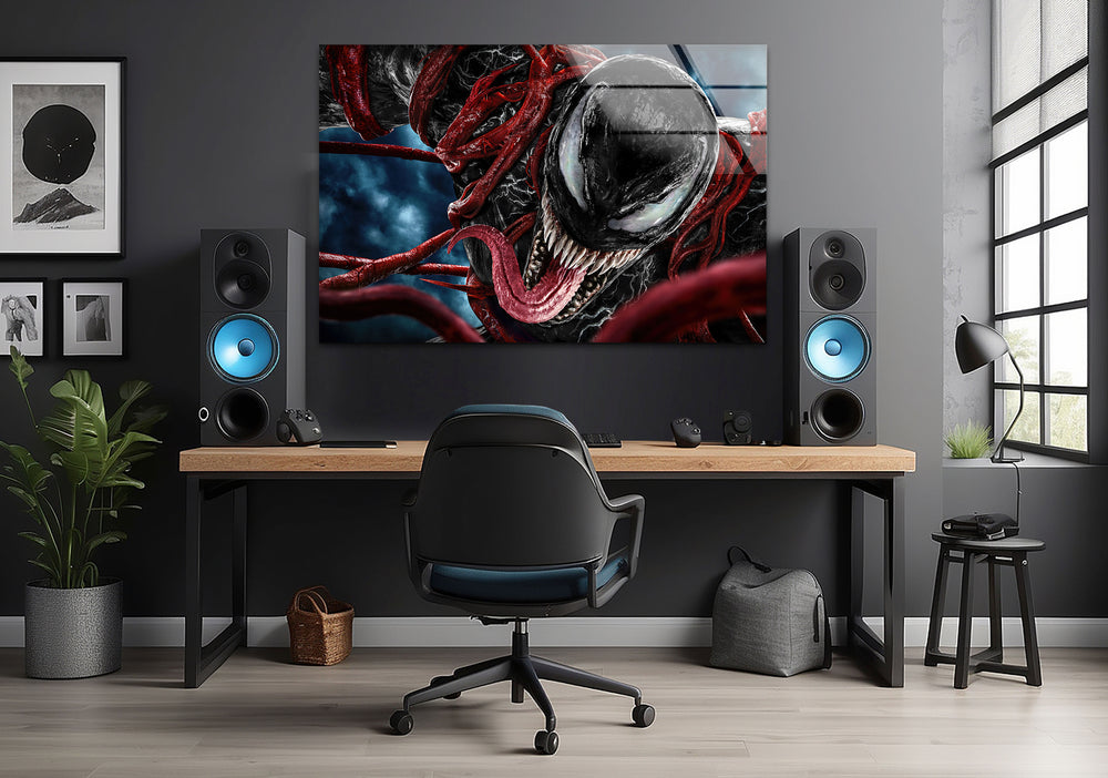 Marvel Venom Tempered Glass Wall Art