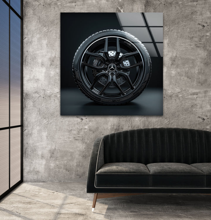 Mercedes Tempered Glass Wall Art - MyPhotoStation