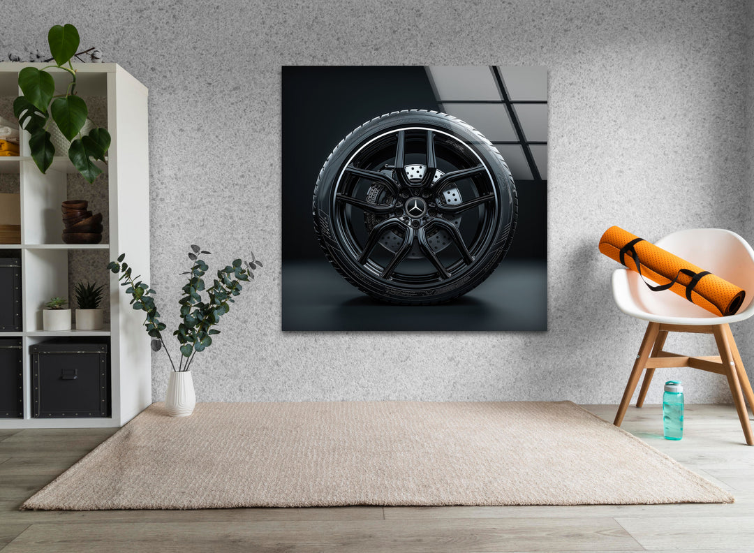 Mercedes Tempered Glass Wall Art - MyPhotoStation