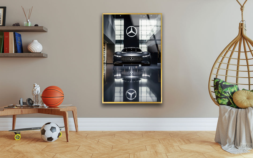 Mercedes Tempered Glass Wall Art - MyPhotoStation