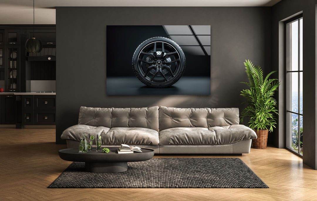 Mercedes Tempered Glass Wall Art - MyPhotoStation