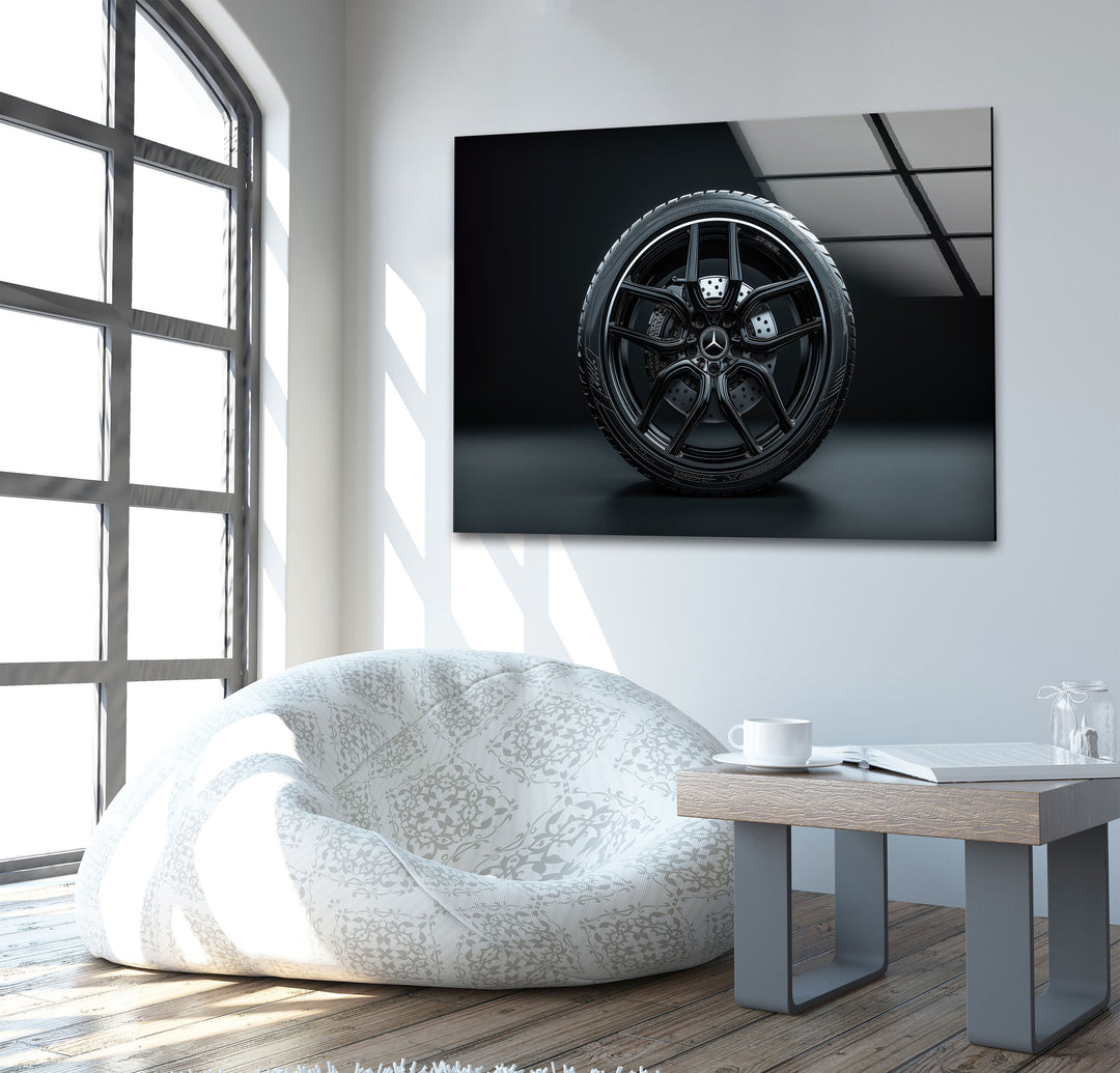 Mercedes Tempered Glass Wall Art - MyPhotoStation