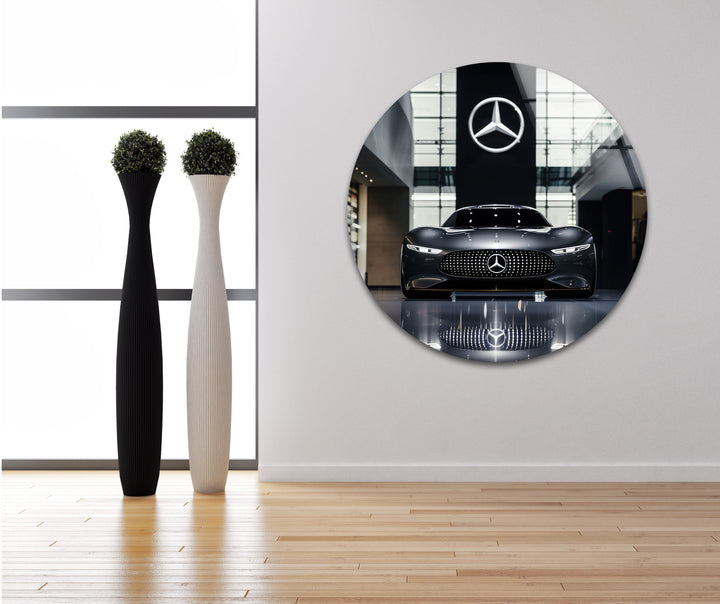 Mercedes Tempered Glass Wall Art - MyPhotoStation