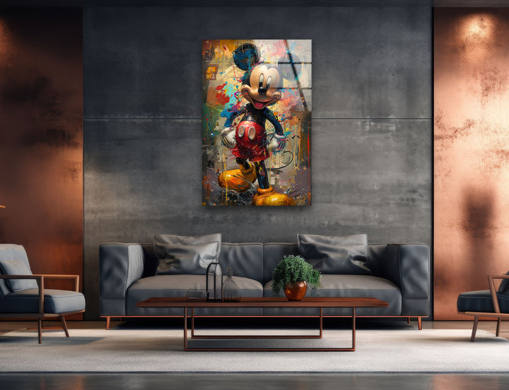 Mickey Mouse Glass Photos | Glass Wall Art & Decor