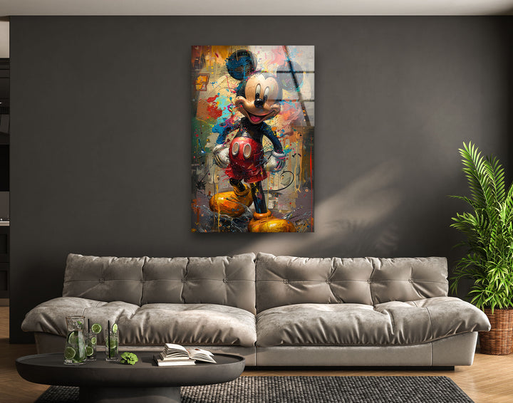 Mickey Mouse Glass Wall Art & Decor Ideas