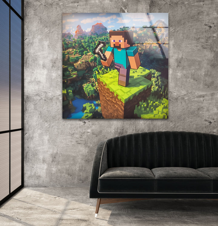 Gaming decor that brings the excitement of video games to life with bold and colorful prints

