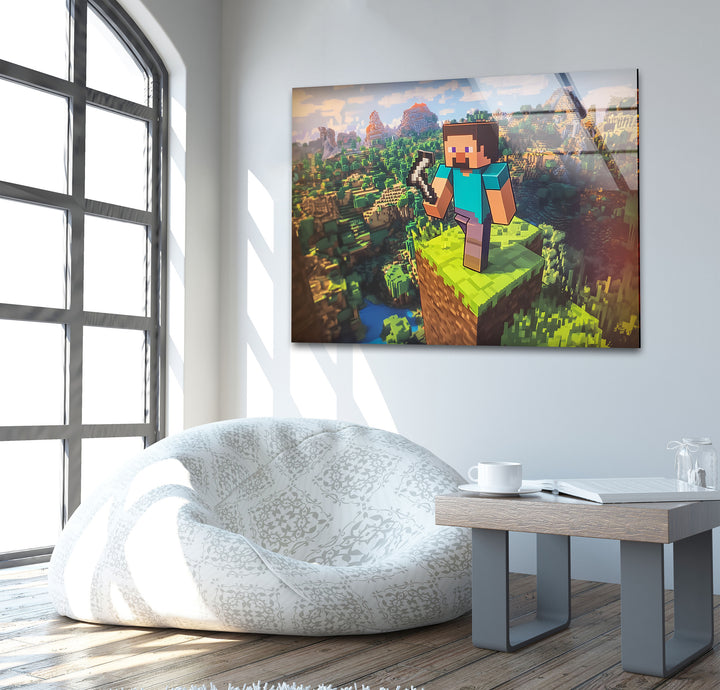 Gaming art inspired by legendary video games, perfect for creating a bold gamer wall decor

