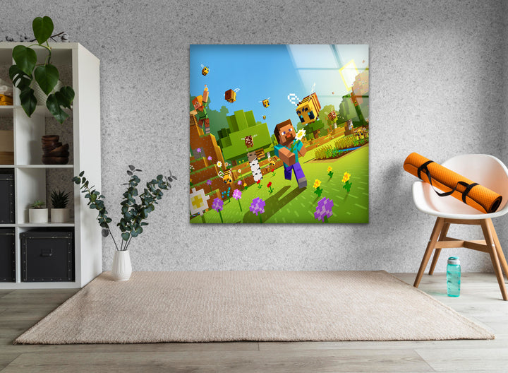 Gaming decor designed for fans of video games, blending creativity with immersive visuals

