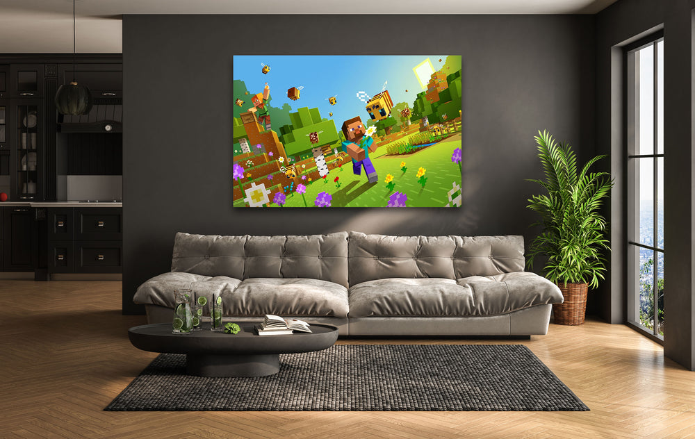 Video game art showcasing immersive worlds and characters perfect for gaming decor enthusiasts

