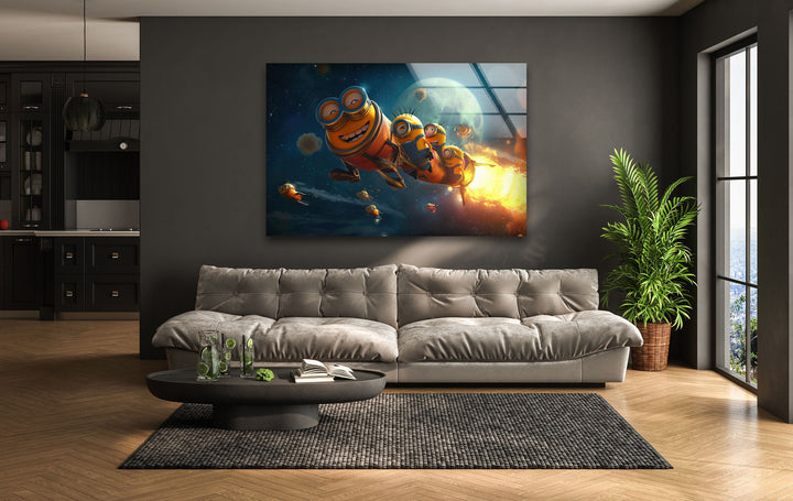 Minions Tempered Glass Wall Art - MyPhotoStation