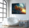 Vibrant Glass Print Wall Art Pieces