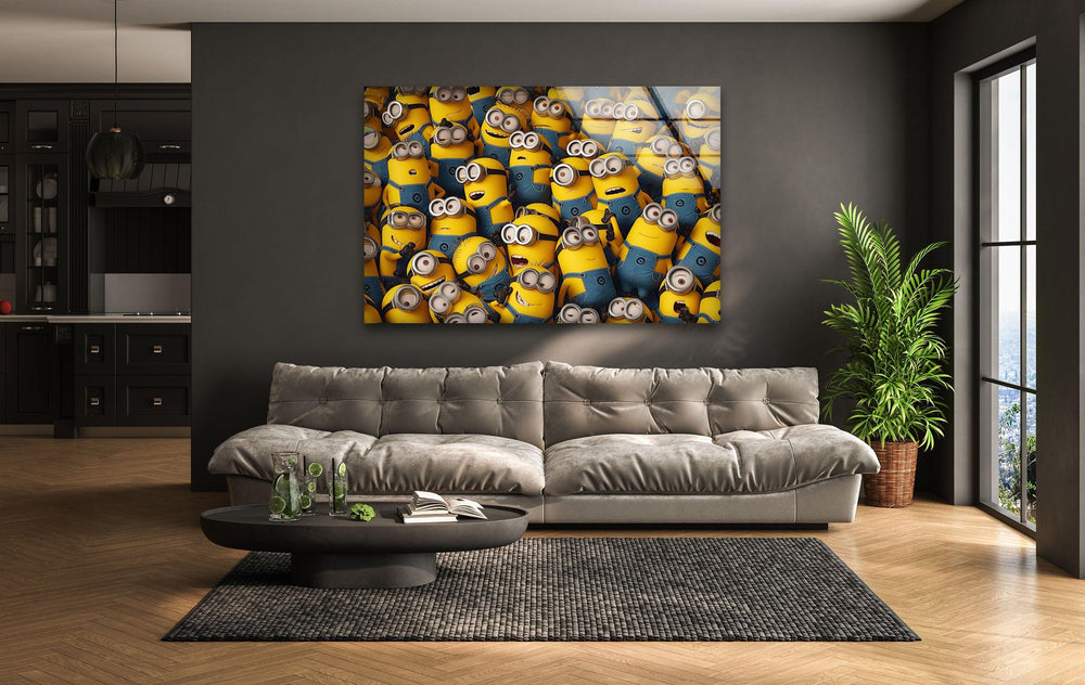 Despicable Me (Minions) Glass Wall Art art glass wall art, glass wall art pictures
