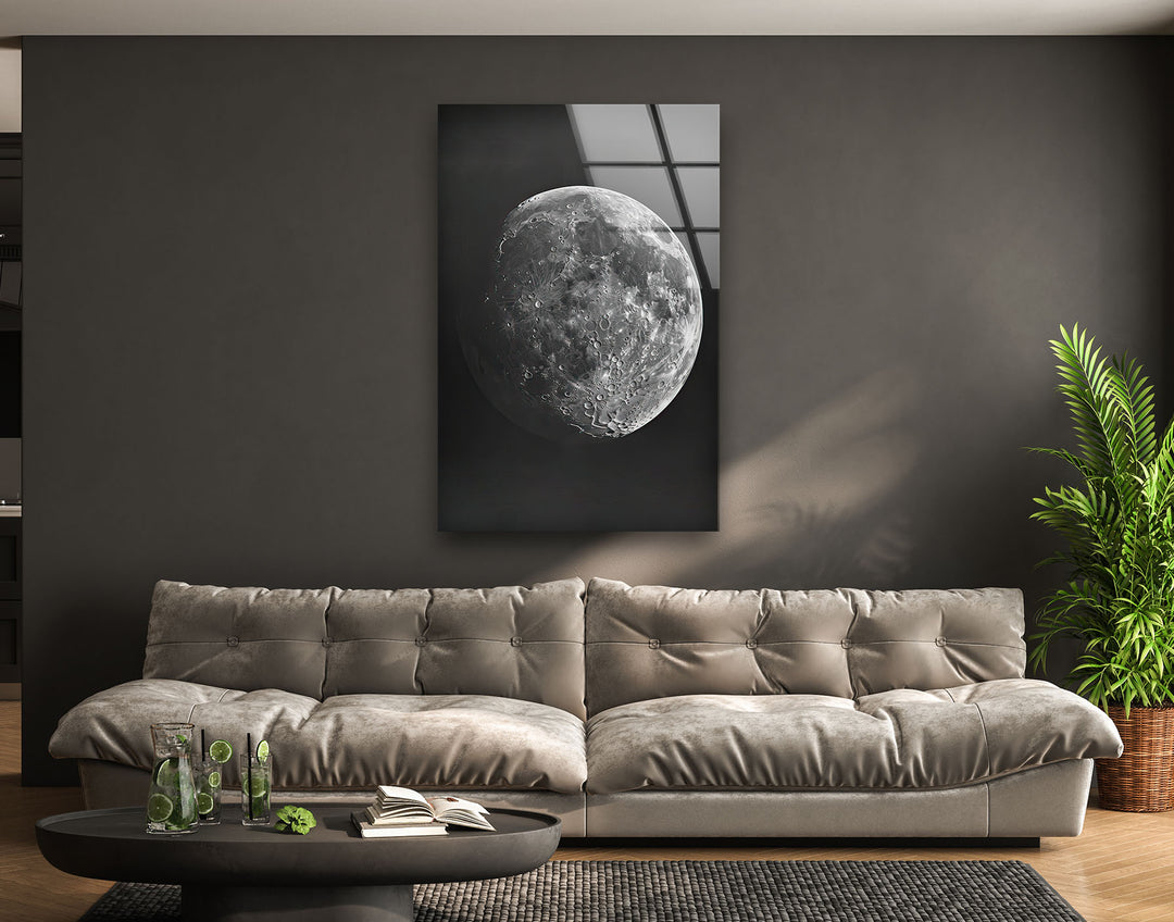 Full Moon View Glass Wall Art art glass wall art, glass wall art pictures
