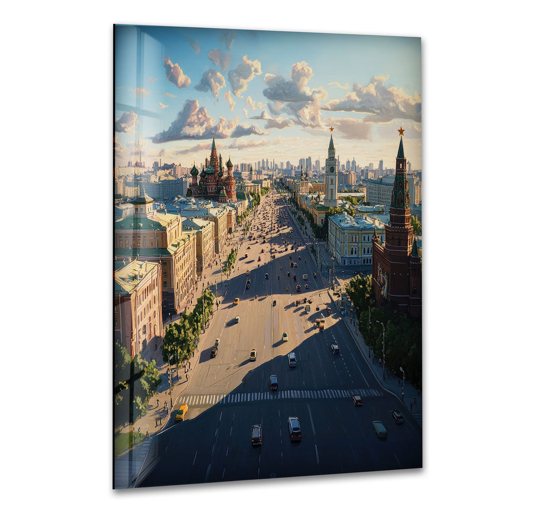 Moscow Beige Glass Wall Art Glass Printing Wall Art, Print photos on glass
