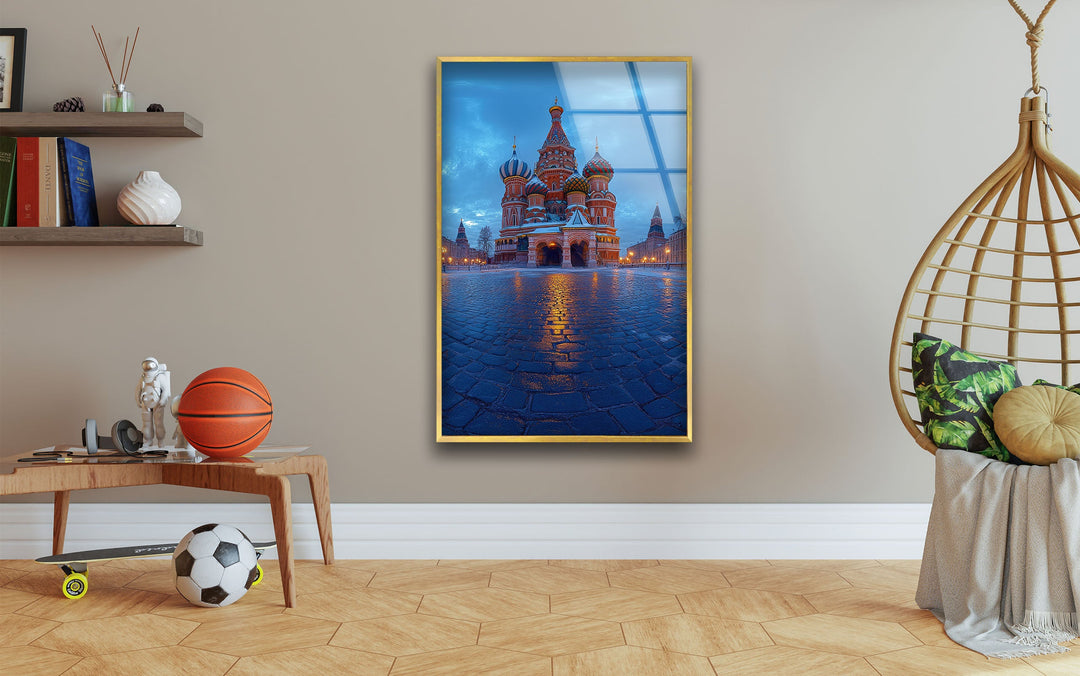 Moscow Blue Glass Wall Art art glass wall art, glass wall art pictures
