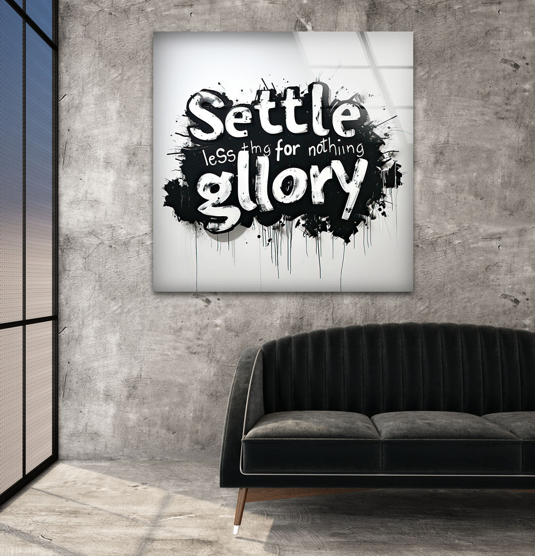 Motivation Glass Wall Art glass photo prints, glass picture prints
