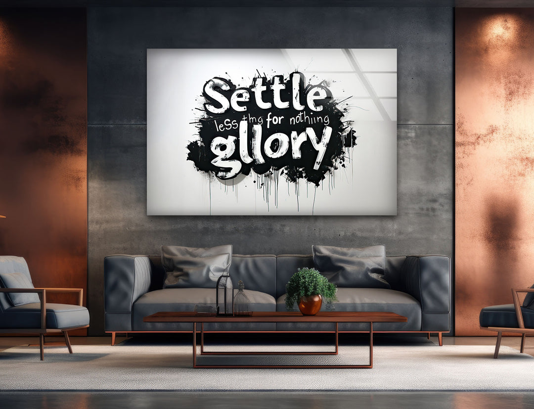 Motivation Glass Wall Art photo print on glass, prints on glass wall art
