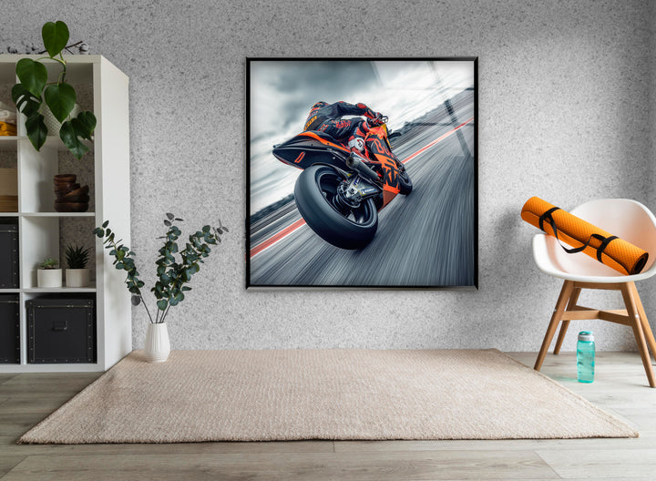 Motorcycle Tempered Glass Wall Art - MyPhotoStation