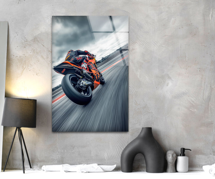 Motorcycle Tempered Glass Wall Art - MyPhotoStation