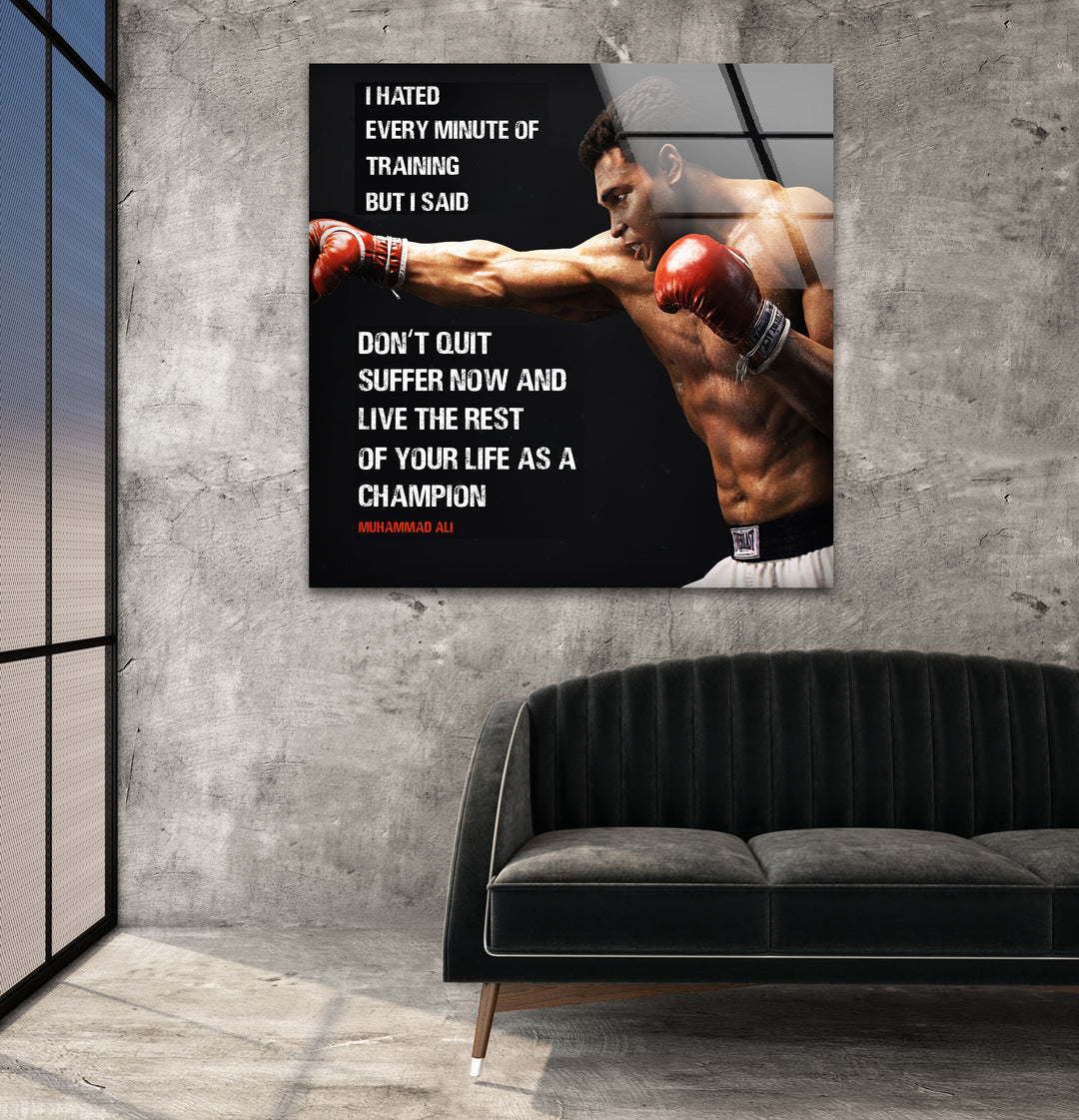 Muhammad Ali Glass Wall Art & Decor Ideas