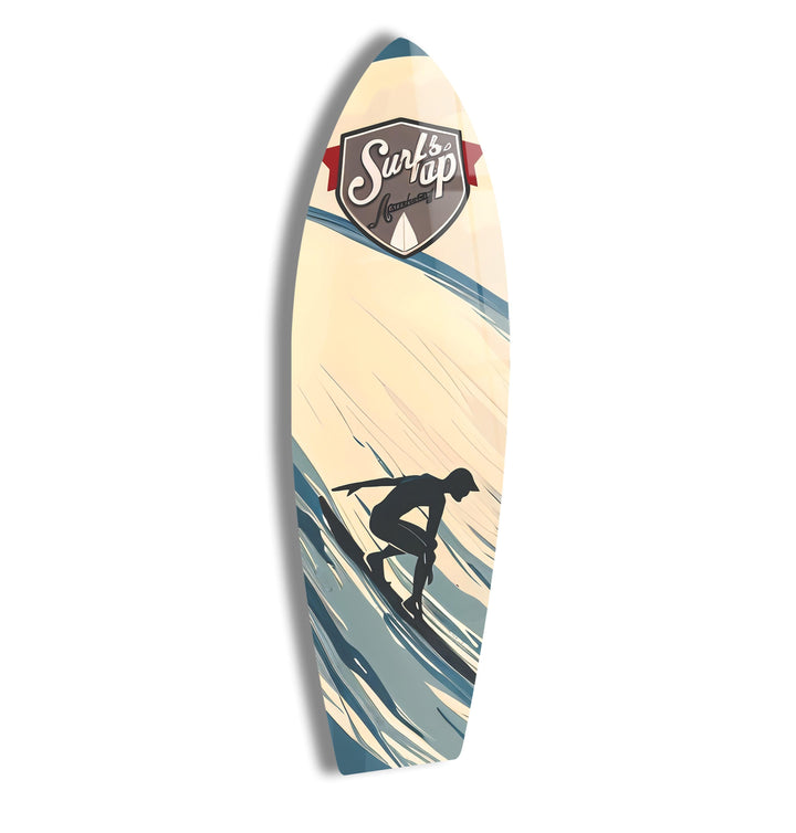 Surfer Boy Surfboard Wall Art