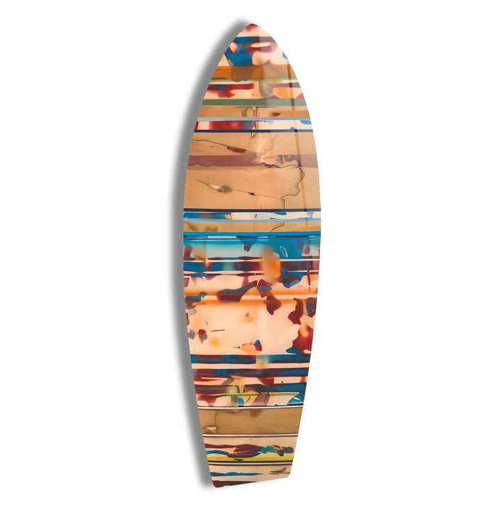 Beige Surfboard Wall Art